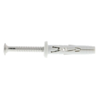 Cheville à frapper HIT-M P douille plate vis tête cylindrique inox A2 - 6 x 32 mm - boîte de 100 pièces