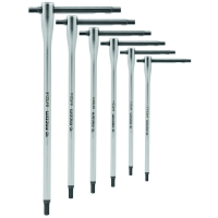 Jeu de 6 clés mâles à poignée en T avec barre coulissante 84TCD.J6PB - 2,5 à 8 mm