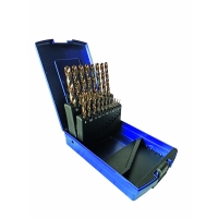 Coffret de forets AP110 HSS Co5% - Plage de diamètres 1 à 10 mm - Nombre de pièces 19