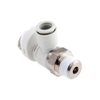 Régleur de débit avec indicateur, coudé et universel AS*2/3*1FS - R1/4 - 6 mm