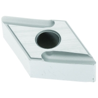 Plaquette de tournage négative carbure DNMG-L-UX - Longueur d'arête de coupe : 15 mm - Épaisseur : 6,35 - Rayon : 0,8 mm - Revêtement : CVD - TP2501