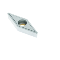 Plaquette de tournage positive carbure VBMT-F1 - Longueur d'arête de coupe : 16 mm - Épaisseur : 4,76 - Rayon : 0,8 mm - Revêtement : CVD - TP2501