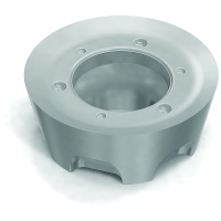 Plaquette de fraisage carbure RPHT-E05 - Longueur d'arête de coupe : 12 mm - Rayon : 6 mm - Non revêtue - H25