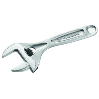 Clé à molette courte grande capacité 113AS 33 mm chromé 6" blister