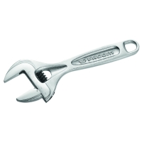 Clé à molette courte grande capacité 113AS 40 mm chromé 8" blister