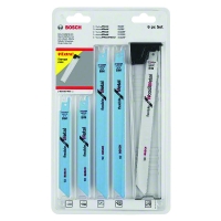 Pack de 6 lames de scie sabre à métaux et à bois