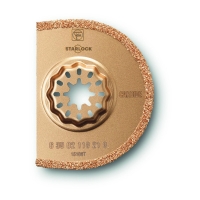 Lame à concretion carbure 118 pour machine oscillante - 75 mm x 2,2 mm - Starlock