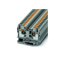 Bloc de jonction série PT - Push-in - 1 étage - 10 mm² - gris - PT 10