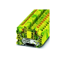 Bloc de jonction série PT - pour conducteur de protection - Push-in - 1 étage - 16 mm² - vert/jaune - PT 16 N-PE