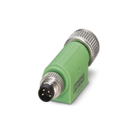 Adaptateur série SAC - droit - 4 pôles - mâle-M8 - femelle-M12 - SAC-4P-M 8MS-M12FS