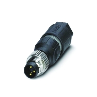 Connecteur série SACC-M 8MS - droit - M8 - mâle - autodénudant - 3 pôles - 0,5 m - SACC-M 8MS-3QO-0,5-M