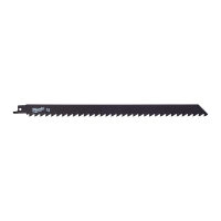 Carte de 3 lames de scie sabre SAWZALL pour matériaux spéciaux S1241HM - 305x25x2 mm