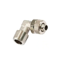 Raccord à coiffe série PL - G1/4" - D=8 mm - Mâle - Laiton - C3BPL6/8-1/4