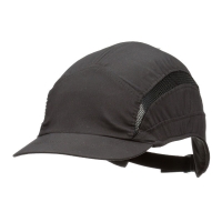 Casquette antiheurt First Base™ 3 - noir visière réduite