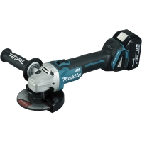 Meuleuse d'angle sans fil - diamètre 125 mm - DGA506RTJ - 2 batteries 5 ah