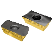 Plaquette de fraisage carbure P290 ACKT - Longueur d'arête de coupe : 12,8 mm - Rayon : 0,9 mm - Revêtement PVD - IC830