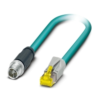 Câble de réseau Ethernet série NBC-M12 - droit - M12 - 8 pôles - 5 m - NBC-M12MSX/ 5,0-94F/R4AC