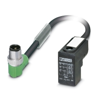 Câble pour capteurs et actionneurs pour vanne CI série SAC - coudé - 3 pôles - 1,5 m - SAC-3P-MR/ 0,3-PUR/CI-1L-Z SCO