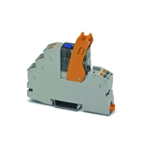 Module à relais prééquipé avec raccordement Push-in RIFLINE série RIF-1-RPT - 2 broches - 24 VDC - relais contact de puissance avec bouton test - RIF-1-RPT-LDP-24DC/2X21MS