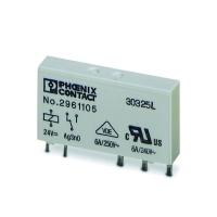 Relais débrochable REL-MR - Tension d'entrée 24V DC - 1 contact inverseur