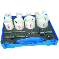 Coffret de 9 scies cloche VIKINGSET 200X HSS Cobalt 8% + Porte-outil + Poret VM24K-VM50