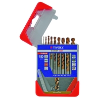 Coffret de 10 forets métaux FURIUS HSS revêtus FUSIO - Plage de diamètres 1 à 10 mm