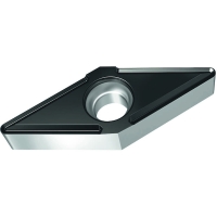 Plaquette de tournage positives VBMT-FM6 carbure - Longueur d'arête de coupe 16,61 mm - Rayon 0,4 mm - Revêtement WSM20S