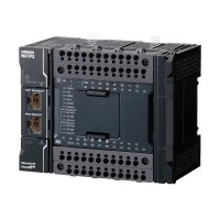Unité centrale série NX1P - 24 E/S transistors TOR(PNP) - 14 entrées - 10 sorties - EtherCAT (0 axe synchro, 4 axes PTP, 16 noeuds) - NX1P2-9024DT1