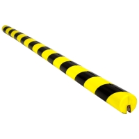 Amortisseur de chocs jaune/noir- Diamètre : 4 cm - Longueur : 1 m