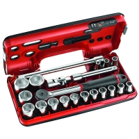 Coffret de douilles DBOX avec cliquet étanche S.161DBOX1PB