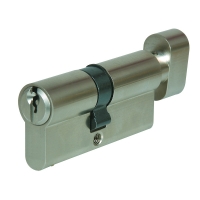 Cylindre européen DE CHANTIER A BOUTON 5 goupilles - varié - B30 x 30 mm