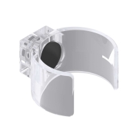 Équerre de montage série LMB-WLS - M5 - polycarbonate transparent - LMBWLS27SP