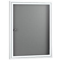 Tableaux d'affichage 4 feuilles fond feutrine blanc RAL 9016