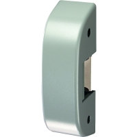 Gâche électrique en applique pour serrure antipanique IDEA 12V à contact stationnaire gris