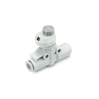 Limiteur de débit avec indicateur série AS-FS - 10 mm - axial - AS3002FS-10