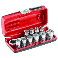 Coffret de douilles hexagonales 1/4" RXPICOPB - 21 pièces
