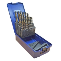 Coffret de forets AP110/GBX - Plage de diamètres 1 à 10 mm - Nombre de pièces 19