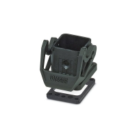 Embase série HC-STA-D - avec étrier longitudinal - PA - D7 - HC-STA-D07-BWS-PL-BK