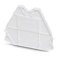 Flasque d'extrémité série D-PTRV - P=48,9 mm - L=2,2 mm - H=63,6 mm - PA - Blanc - D-PTRV 4 WH