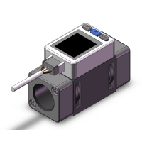 Débimètre numérique série PFMB - Air sec - 10 à 1000L/mn - 24V - PFMB7102-F04-B