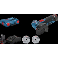 Meuleuse d'angle sans fil - diamètre 76 mm - GWS 12V-76 - 2 batteries 3Ah