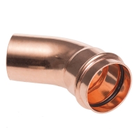 Coude cuivre 45D mâle femelle B PRESS P5040 - 54 mm