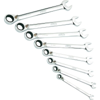 Jeu de 8 clés mixtes à cliquet 50-C-J8Z - 8 à 19 mm