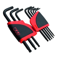 Râtelier de 8 clés mâles longues Torx® à tête sphérique 66-R8AL T9 à T40