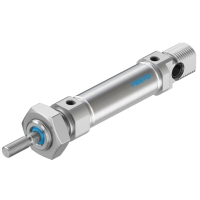 Vérin à tige ISO 6432 série DSNU - double effet - D=12 mm - course=40 mm - DSNU-12-40-P-A