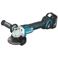Meuleuse d'angle sans fil - diamètre 125 mm - DGA504RTJ - 2 batteries 5 ah