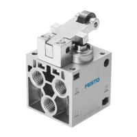 Distributeur électropneumatique à galet série R-5 - G1/4" - 5/2 monostable - R-5-1/4-B