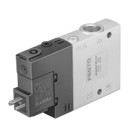 Distributeur électropneumatique série CPE - 3/2 - G 1/4" - D=8 mm - CPE18-M1H-3GL-1/4