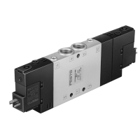 Distributeur électropneumatique série CPE - 5/3 - G 1/4" - D=8 mm - CPE18-M1H-5/3G-1/4