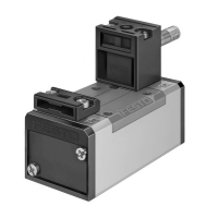 Electrodistributeur ISO 5599-1 série MFH - G1/4" - 5/2 - monostable - 10 bar - 1200l/mn - MFH-5/2-D-1-C